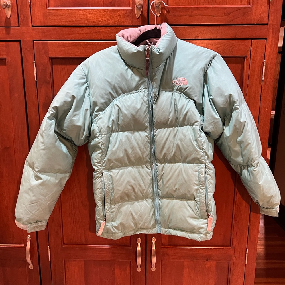 Vintage The North Face Girls Puffer Coat